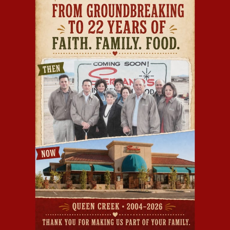 Happy Anniversary Queen Creek (ONLY) -August 29th