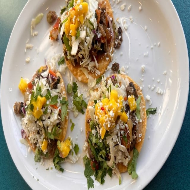 3 SERRANO'S TOSTADITAS + SIDE.
