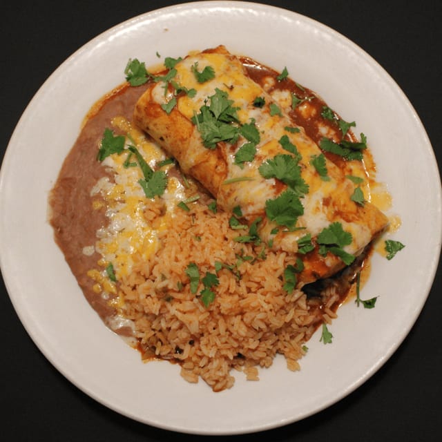 Burro Enchilada Style.