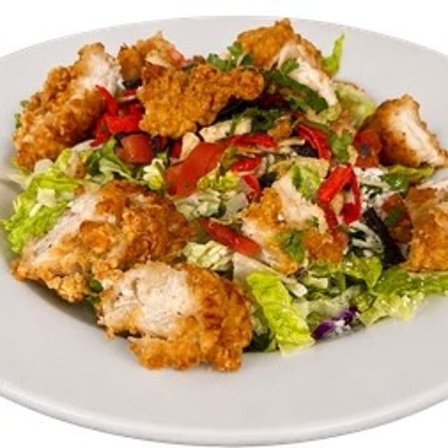 CRISPY CHICKEN SALAD.