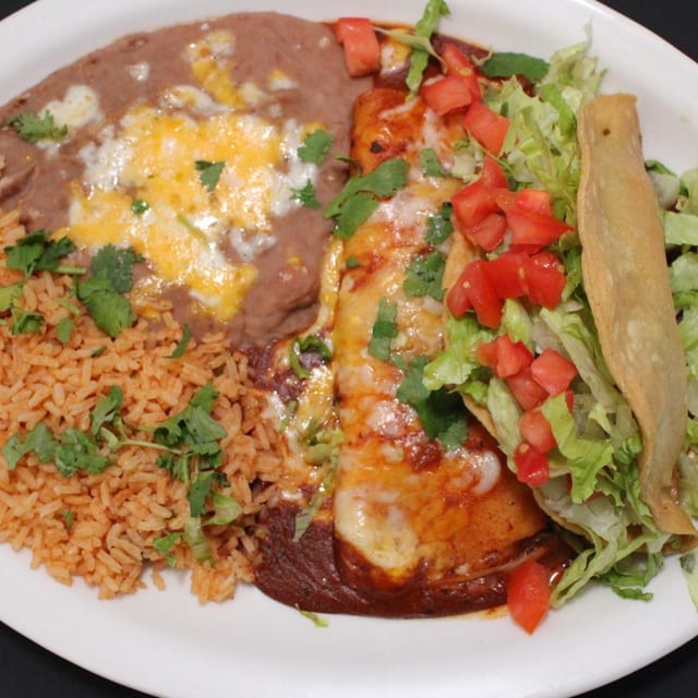 TACO-ENCHILADA COMBO.