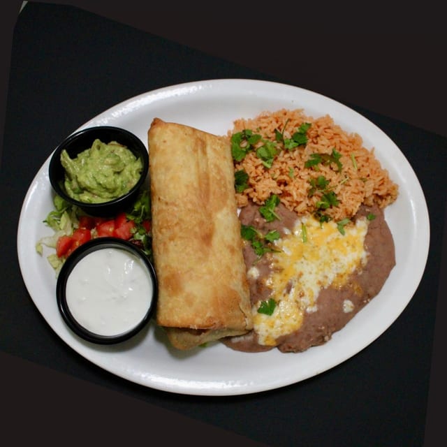 Chimichangas.