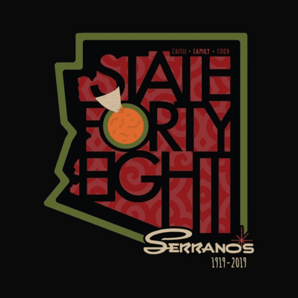 Serrano's State Forty Eight shirt