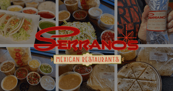 Serrano's Mexican Restaurants online ordering curbside pickup to go togo