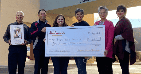 Serrano's in the news for charitable outreach